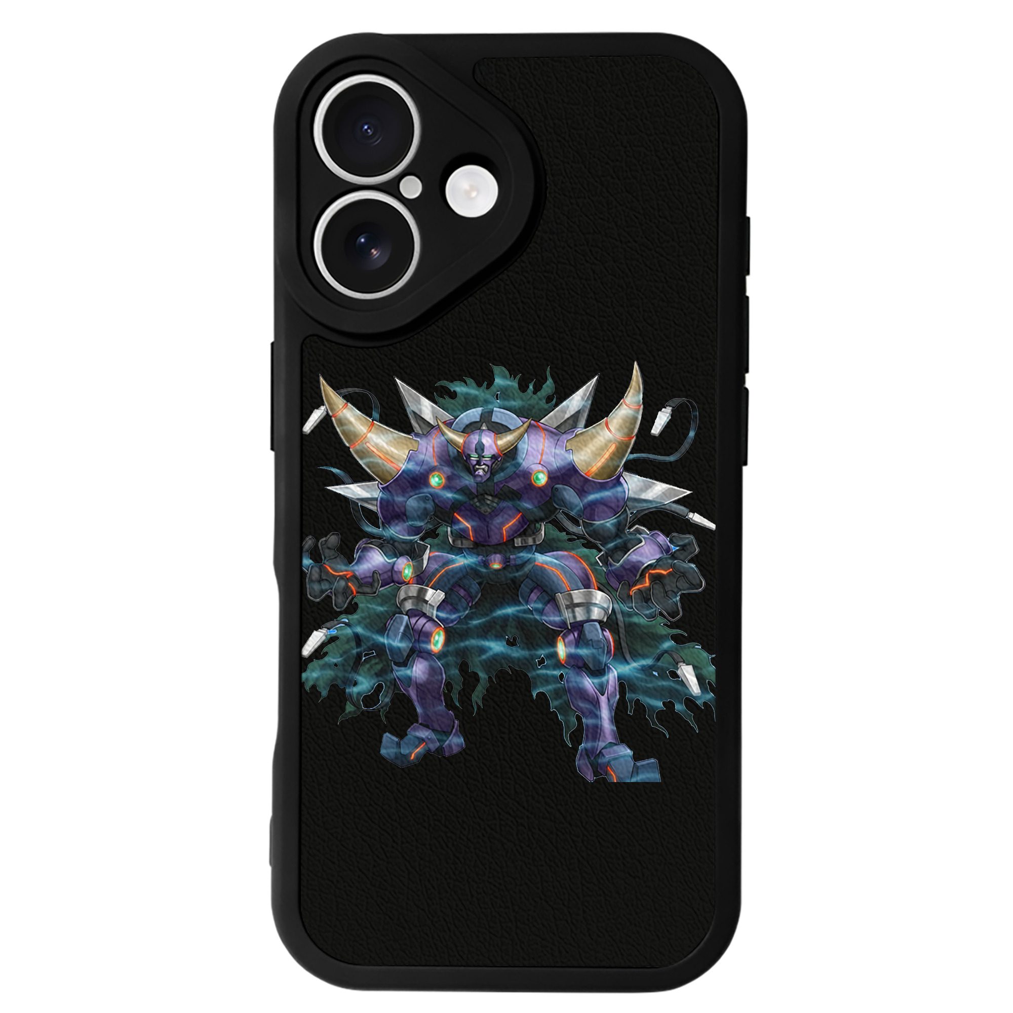 （画像用） 遊☆戯☆王 Yu-Gi-Oh! 【iPhone 16シリーズ対応】シリコンスマホケース（レザー調） 材質：シリコン